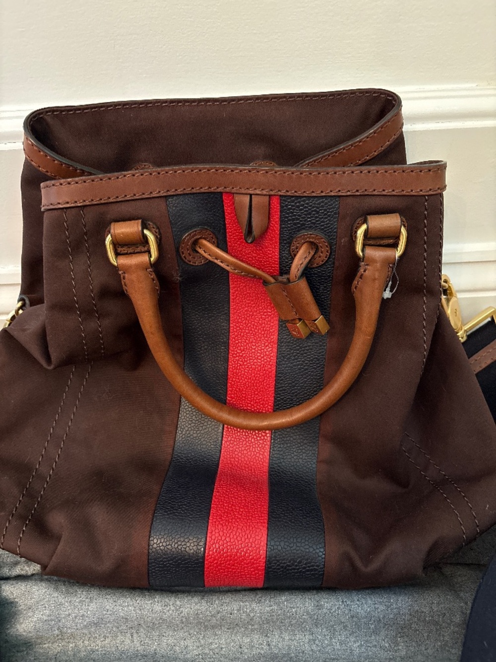 Thom Browne Black Fleece Handbag